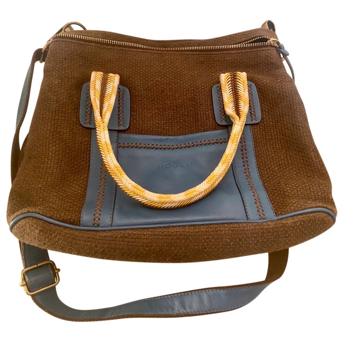 Wool crossbody bag