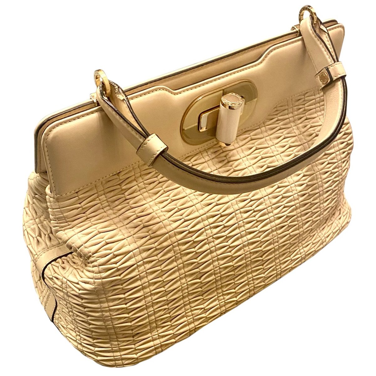Isabella Rossellini leather handbag