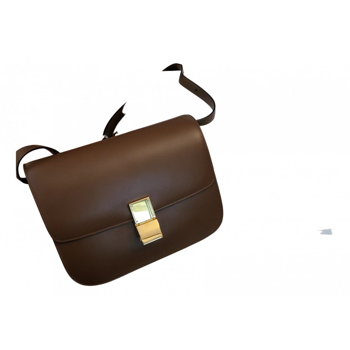 Classic leather crossbody bag