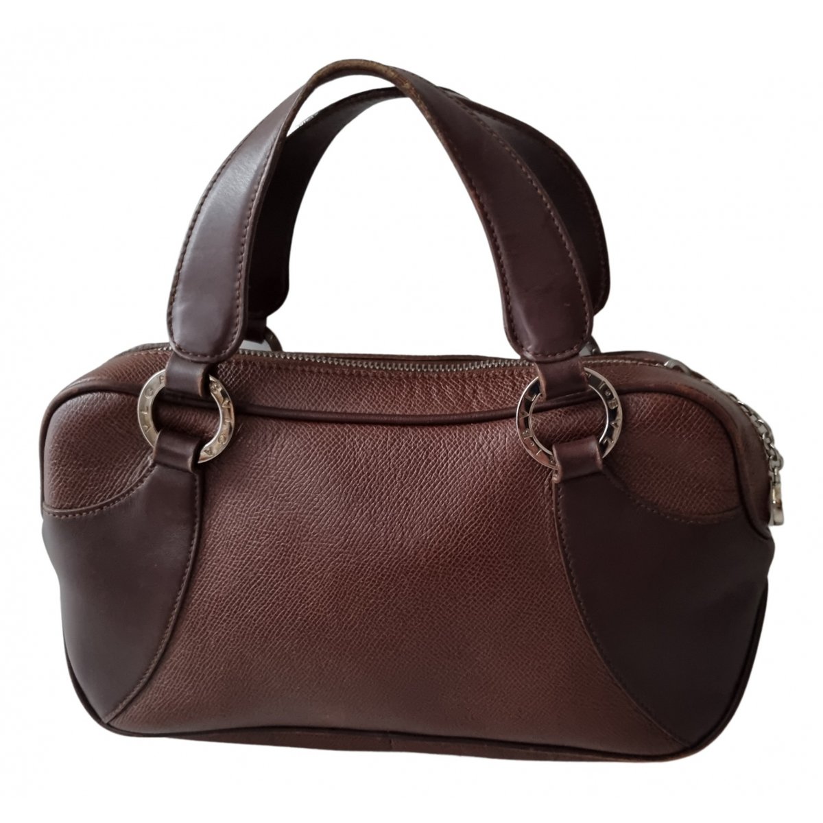 Bulgari leather handbag