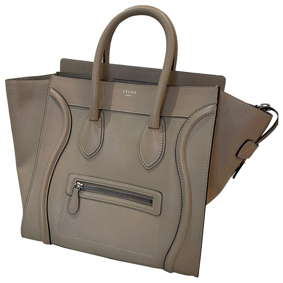 Luggage leather handbag