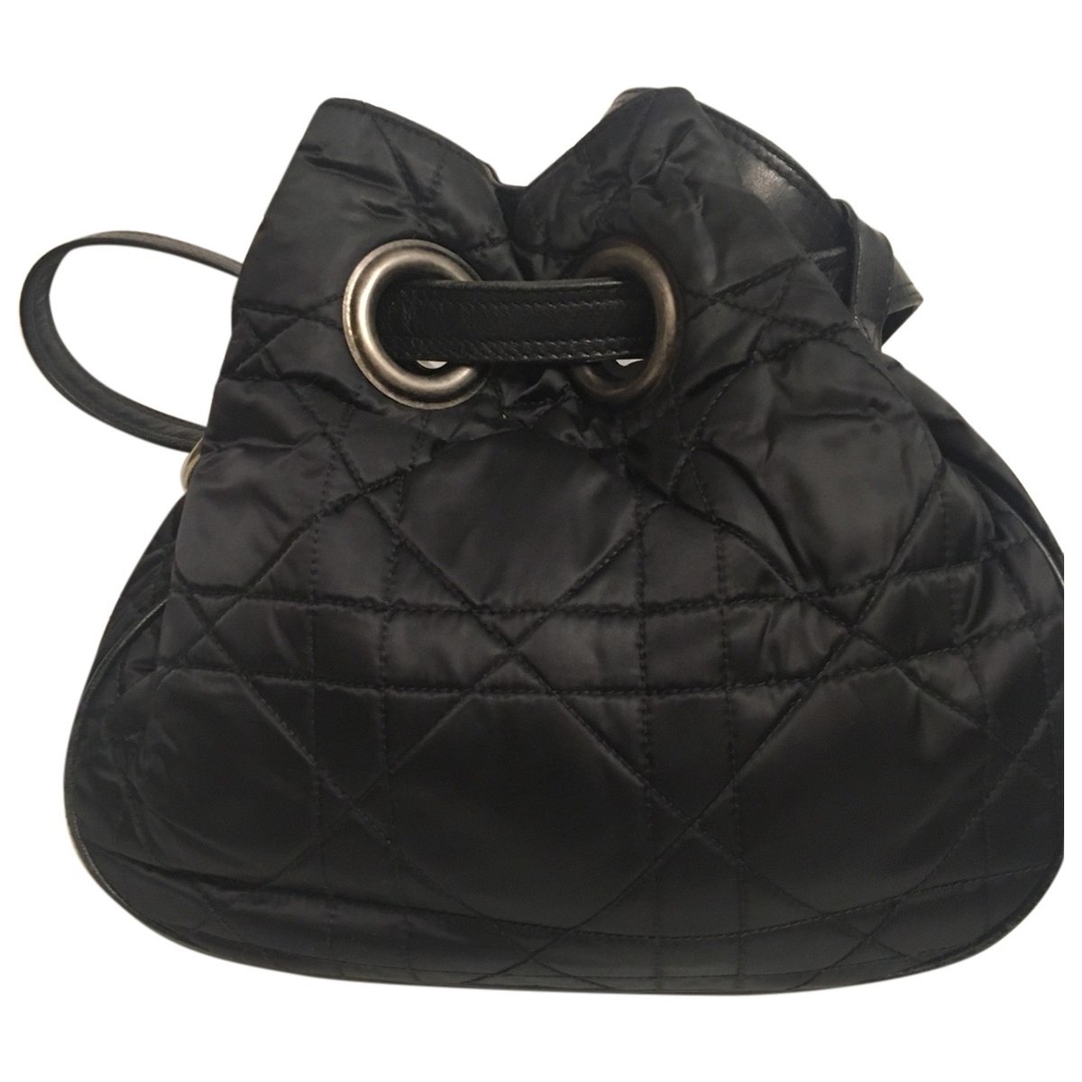 Drawstring cloth handbag