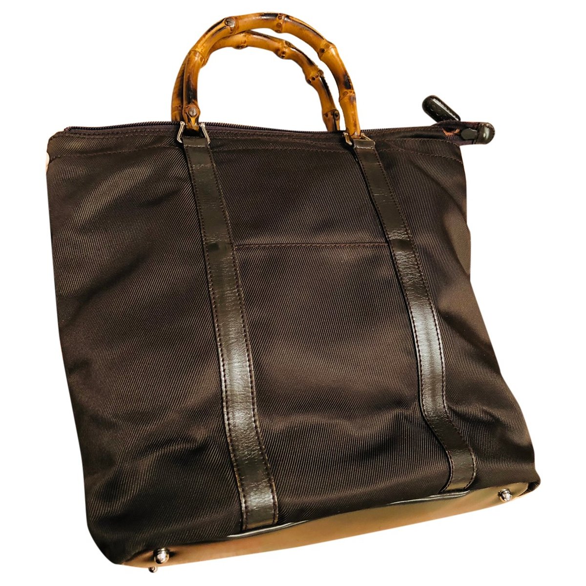Vintage Bamboo cloth handbag