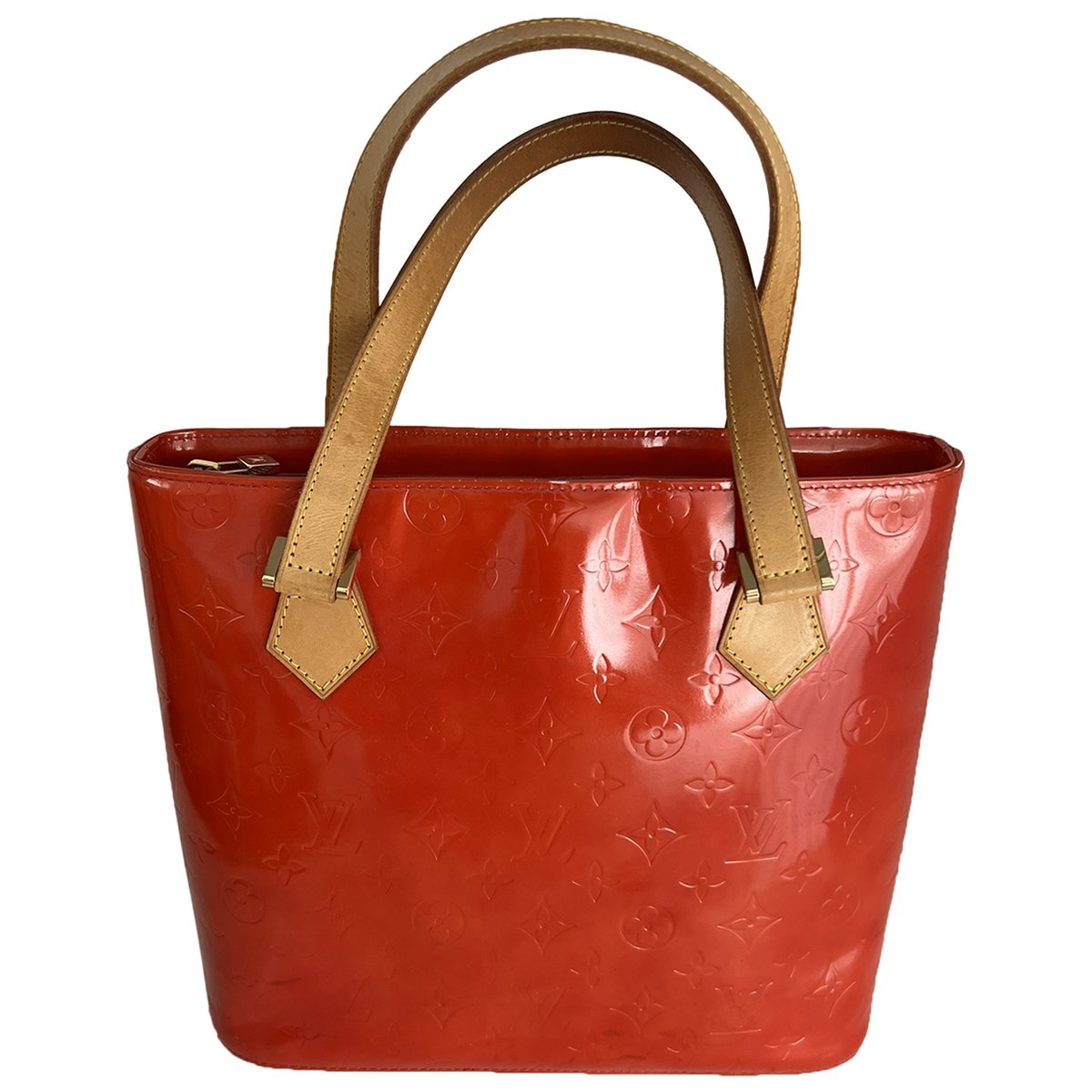 Houston patent leather handbag
