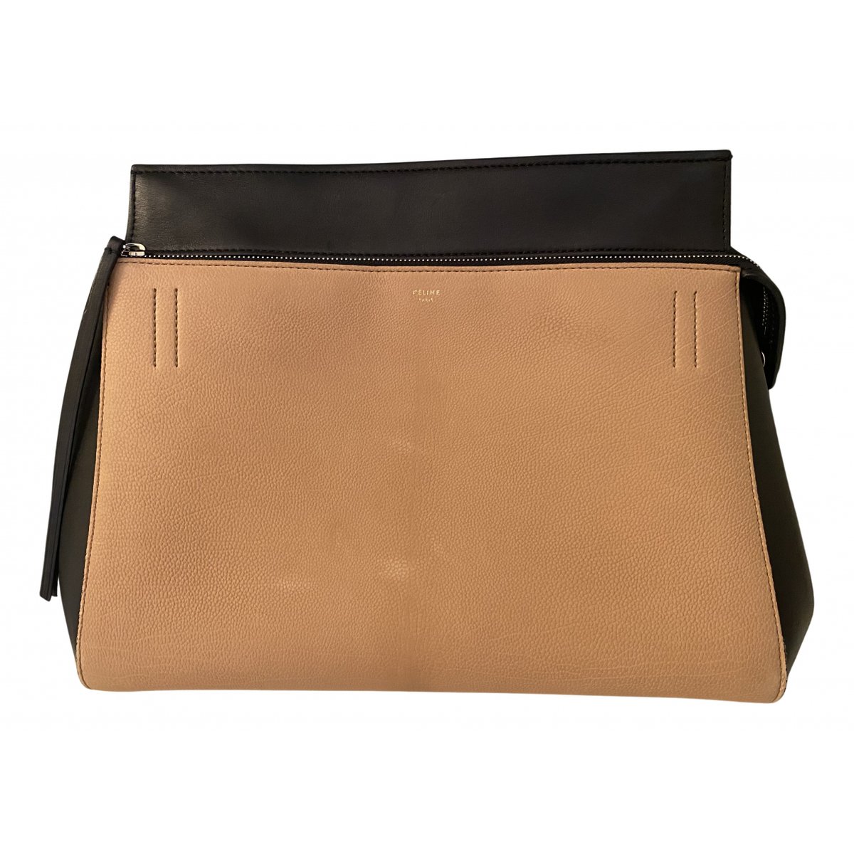 Edge leather handbag