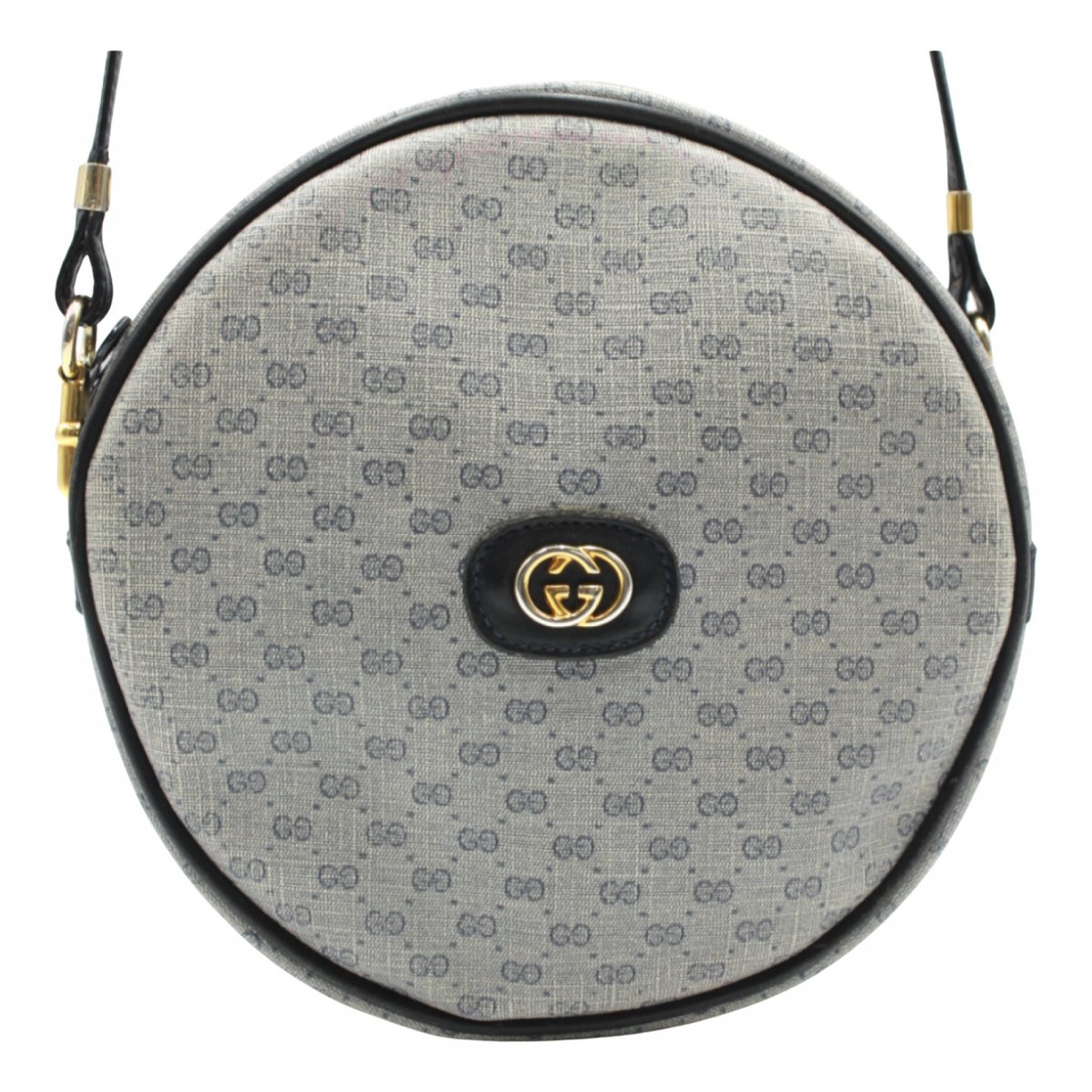 Ophidia Round leather crossbody bag