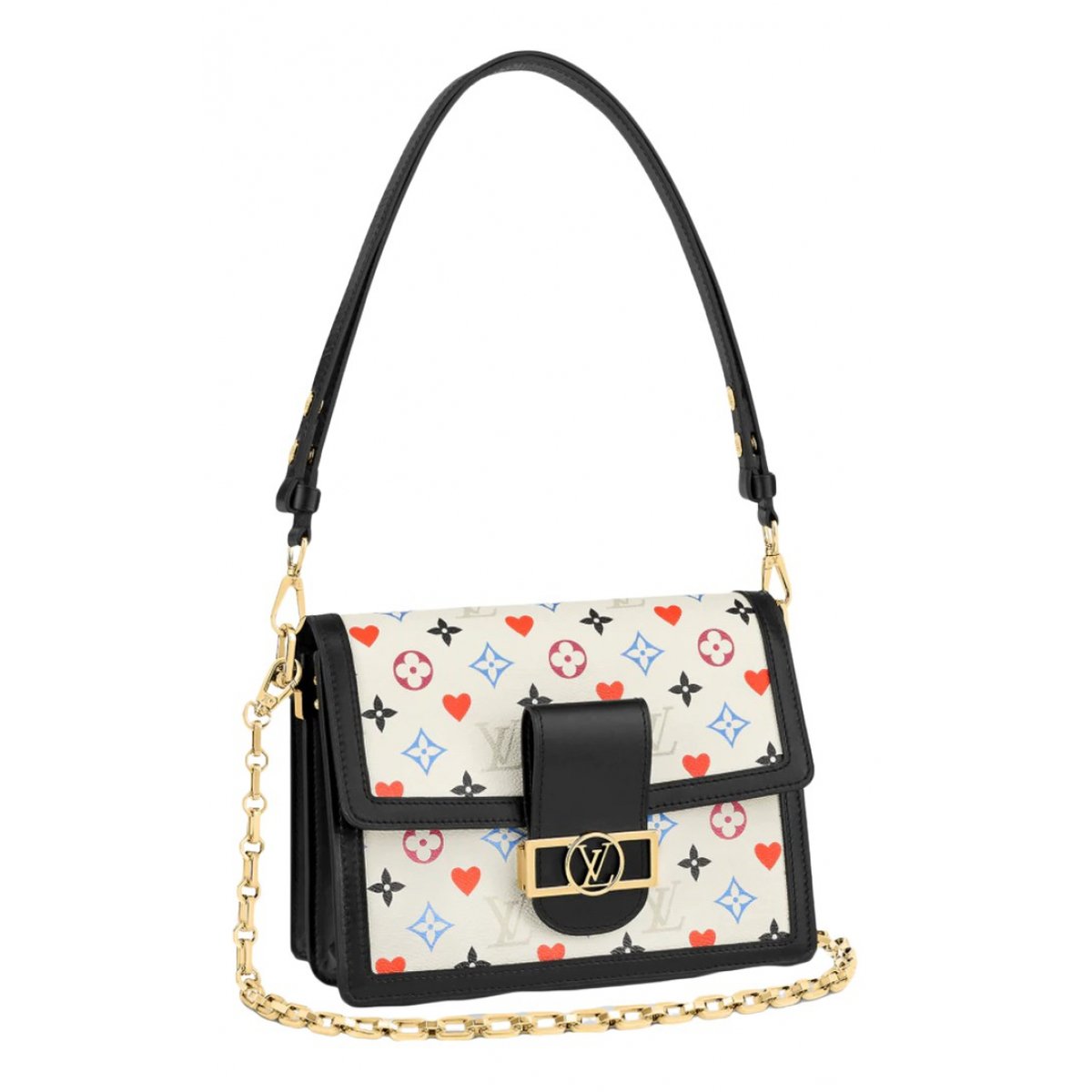 Dauphine leather handbag