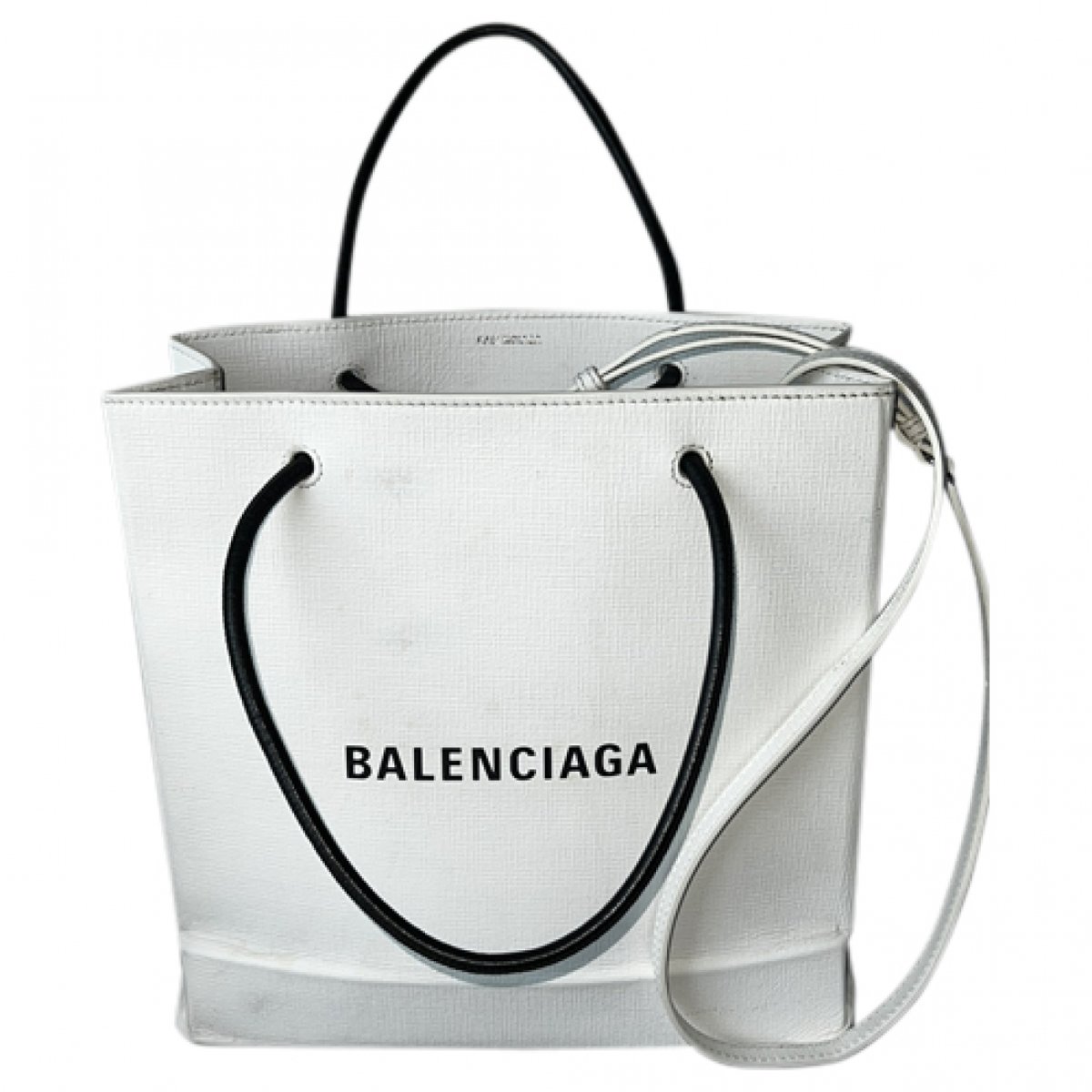 Shopping North South leather crossbody bag