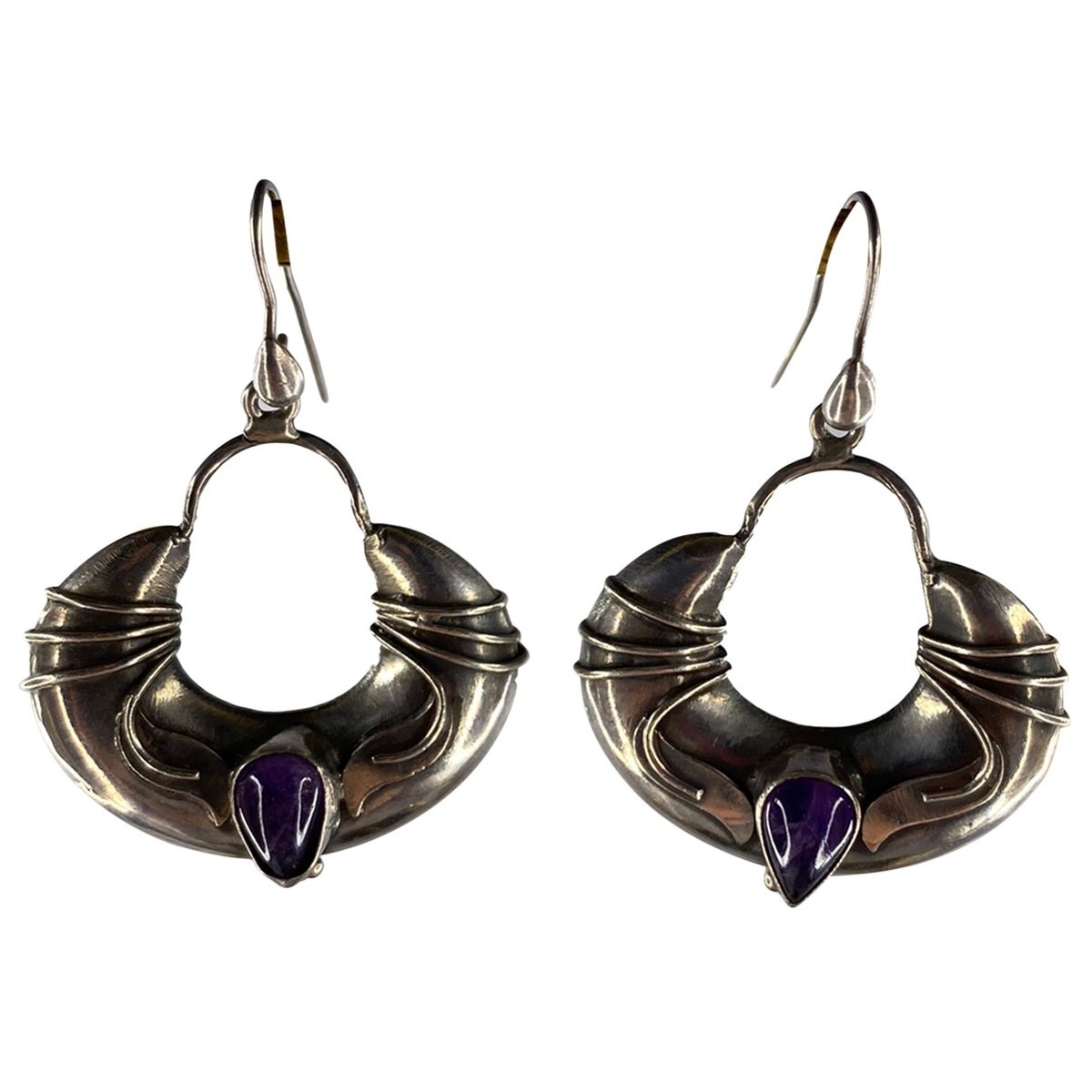 Améthyste earrings