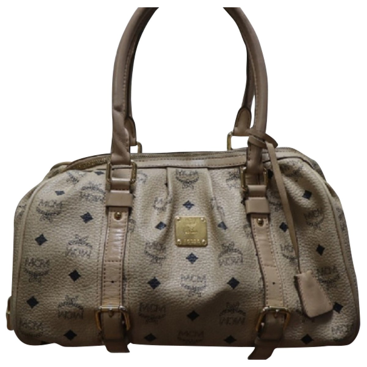 Boston leather tote
