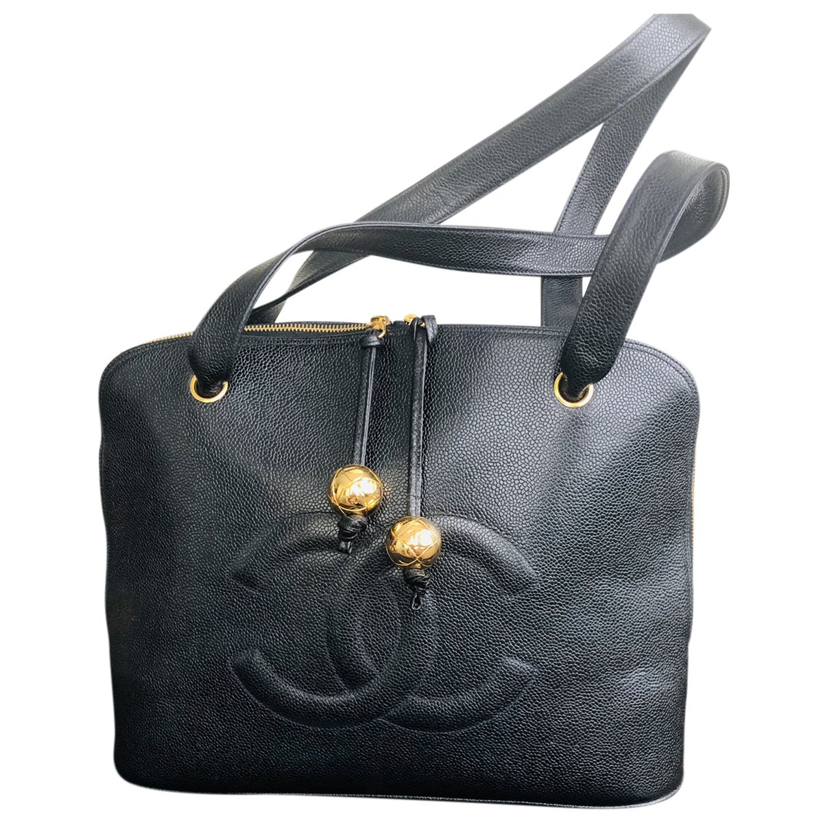 Grand shopping leather handbag