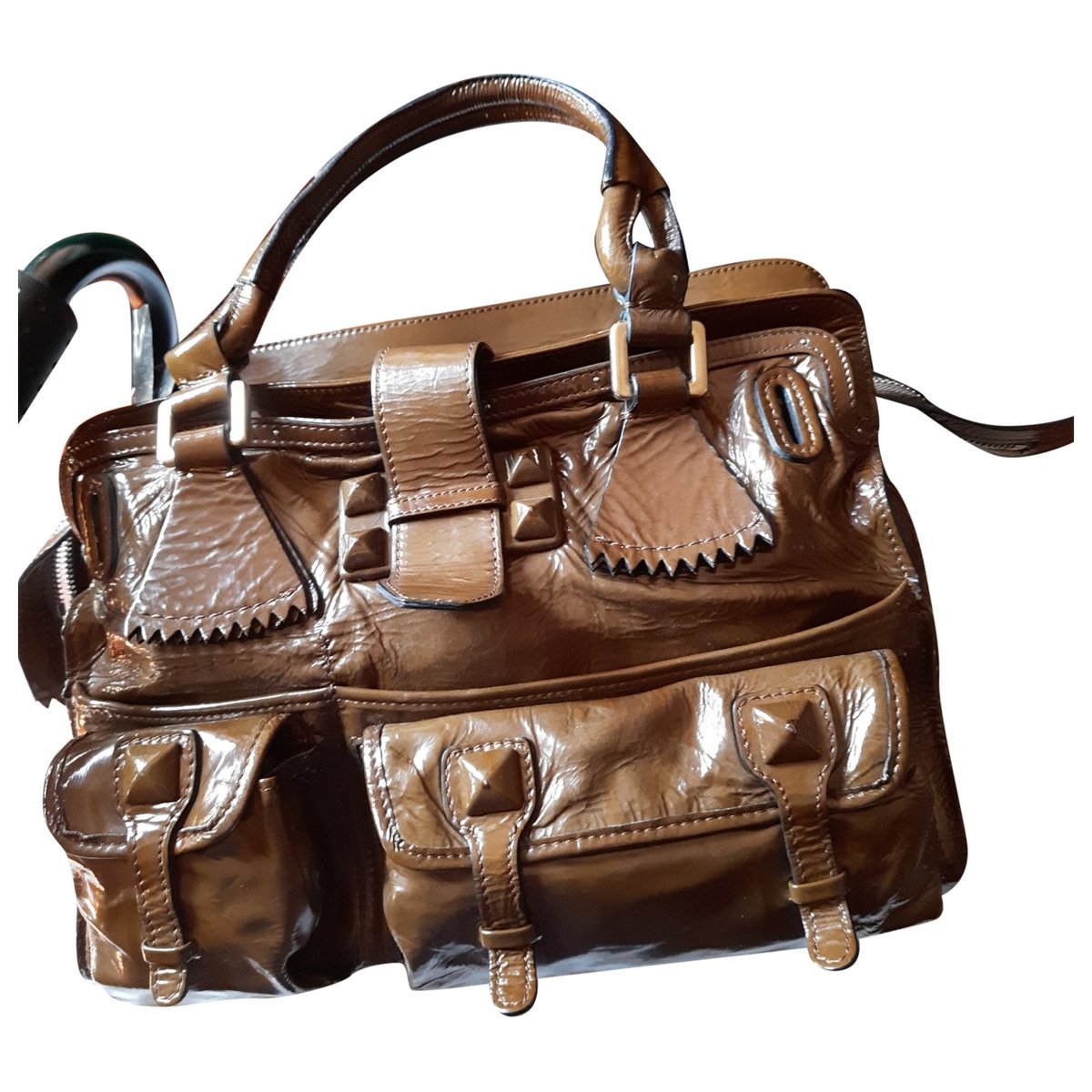 Bay leather handbag