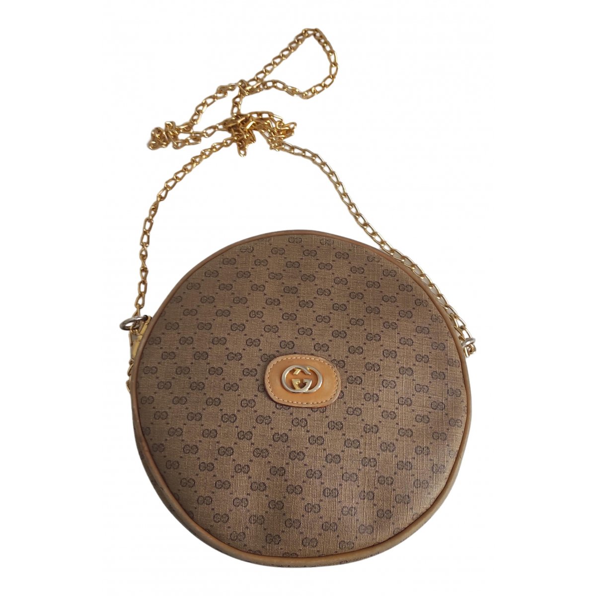 Ophidia Round cloth crossbody bag