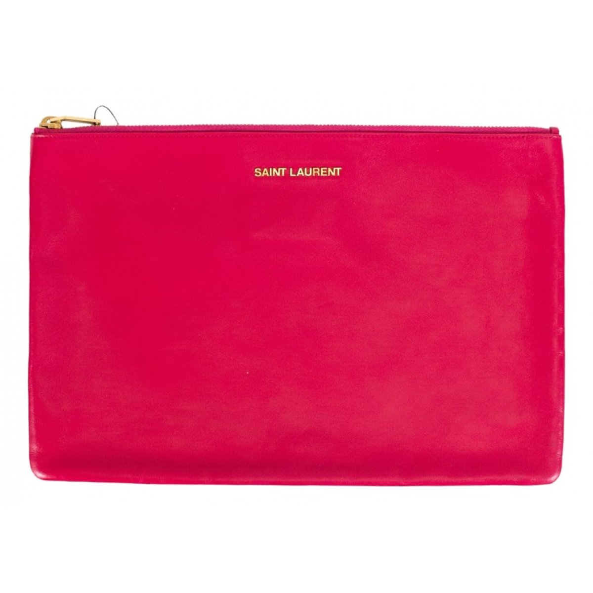 Envelope leather clutch bag