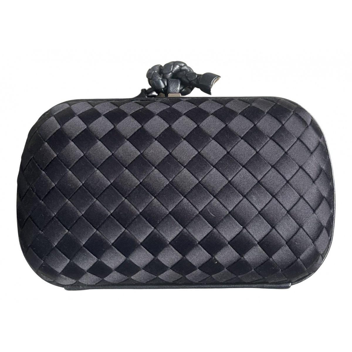 Pochette Knot silk clutch bag