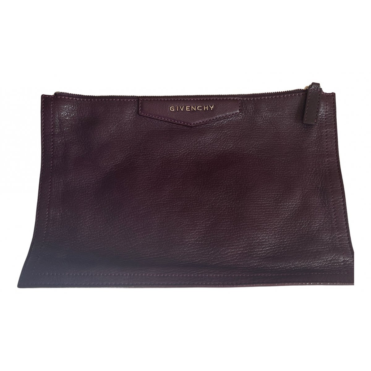 Antigona leather clutch bag