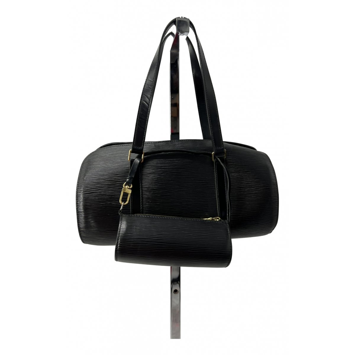 Papillon leather handbag