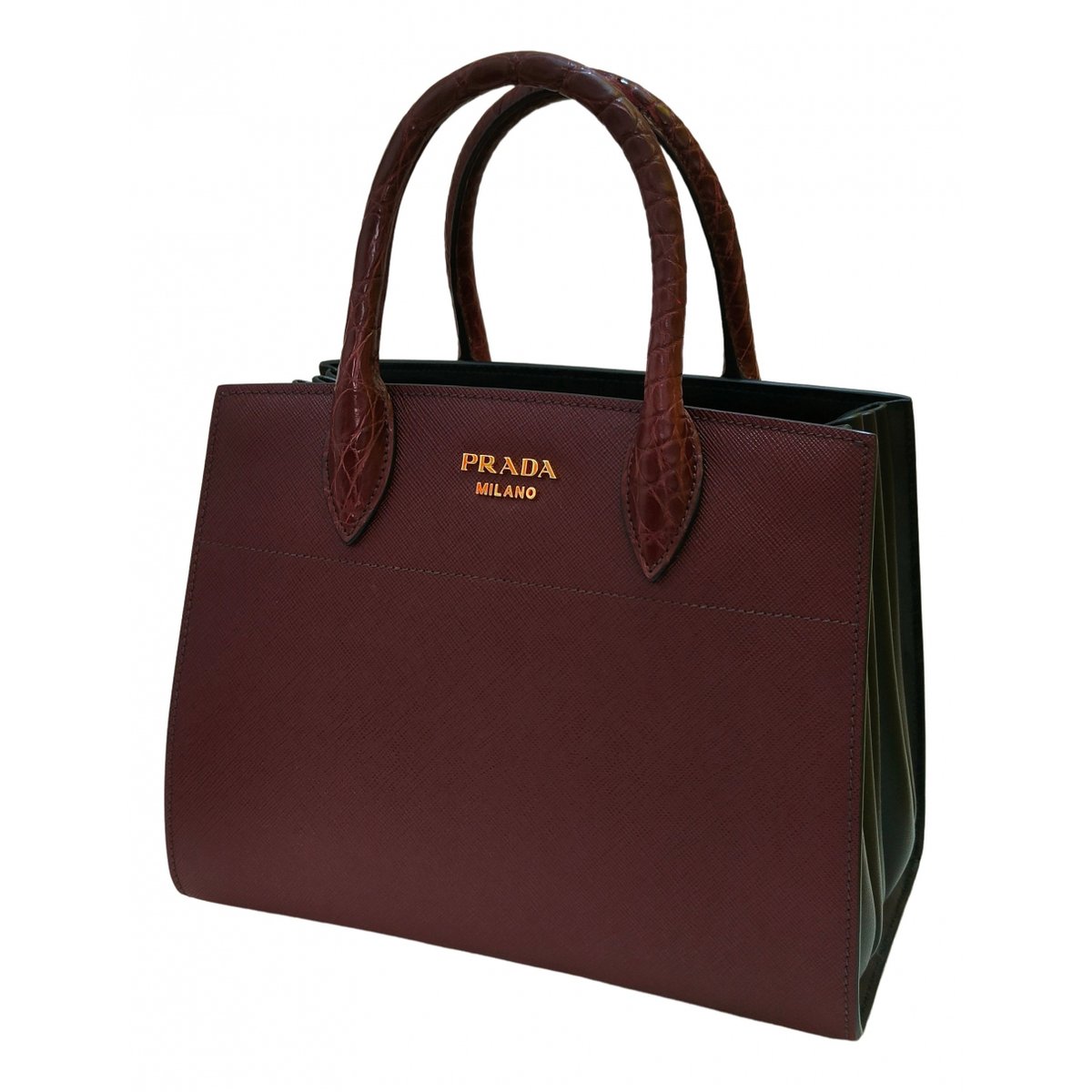 Bibliothèque leather tote