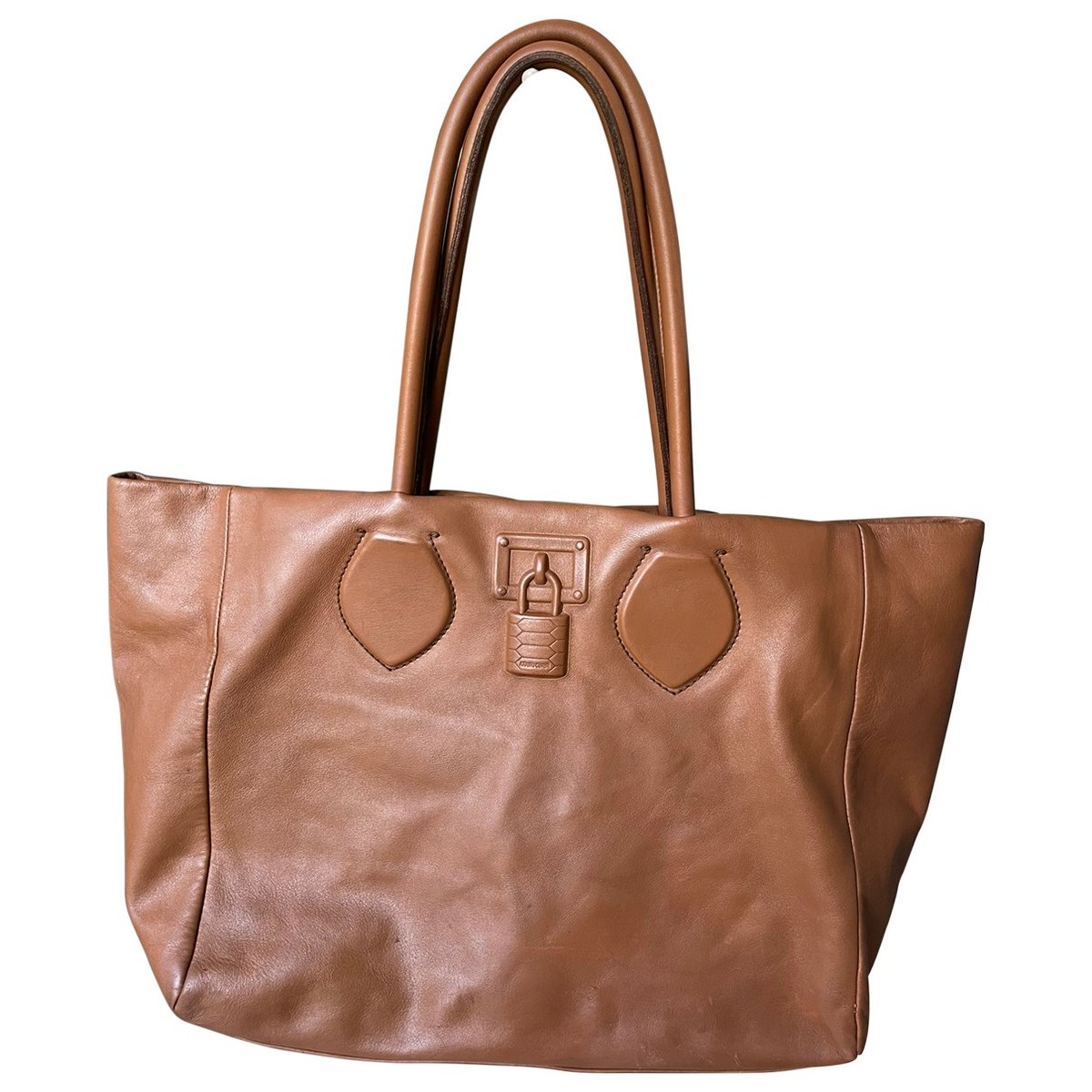 Leather tote