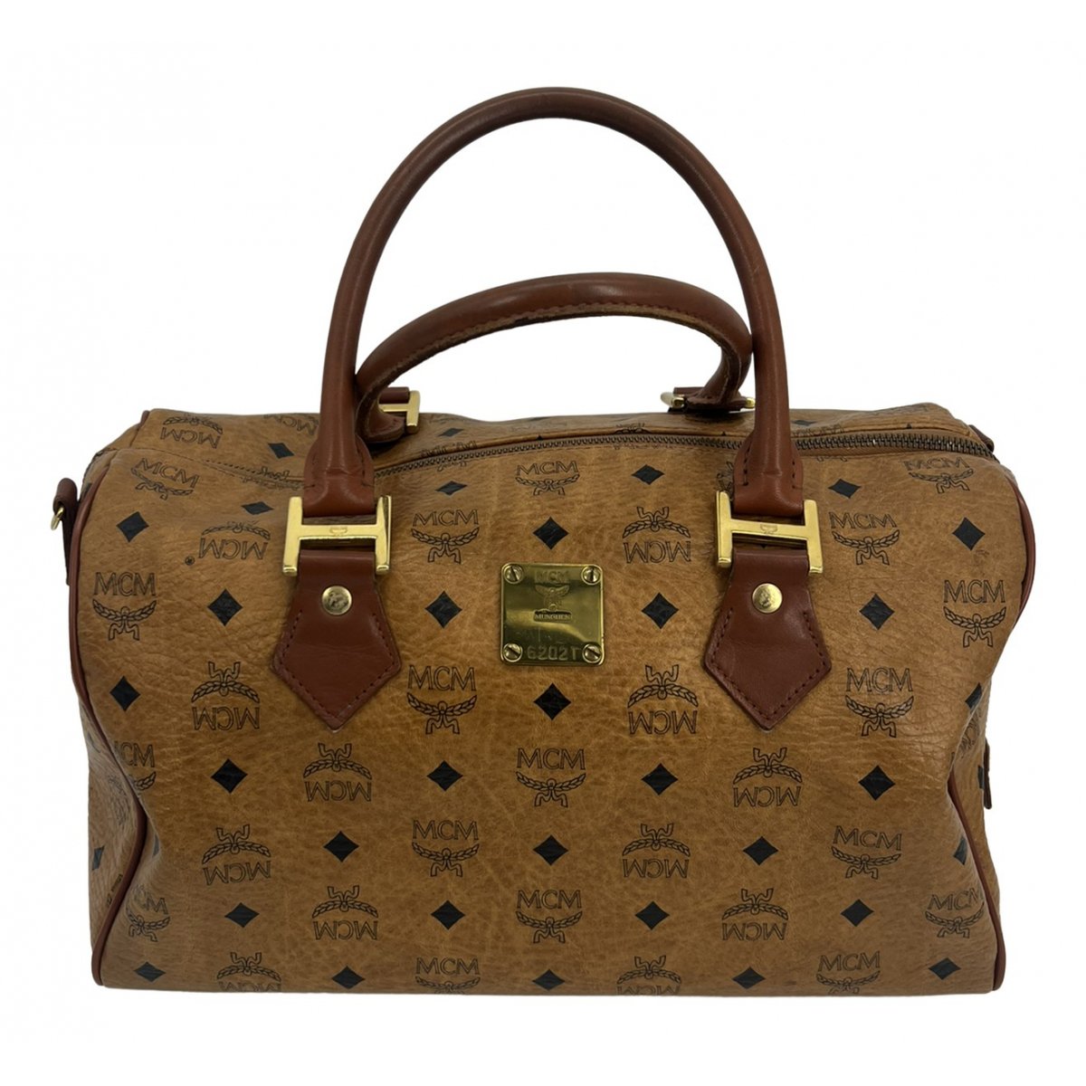 Boston leather handbag