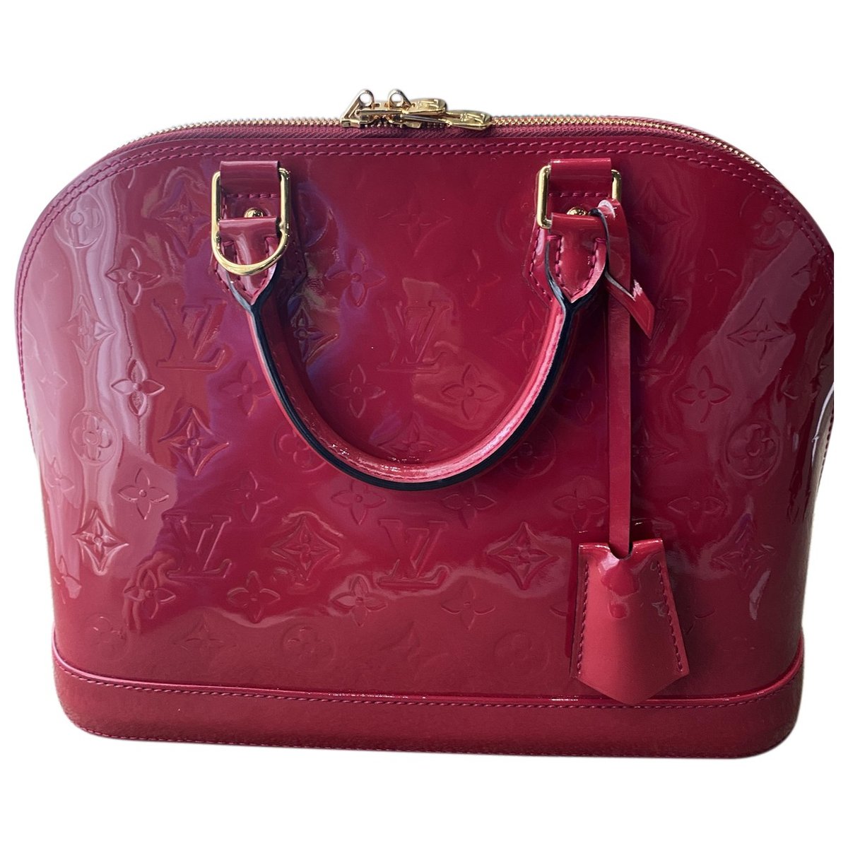 Alma patent leather handbag