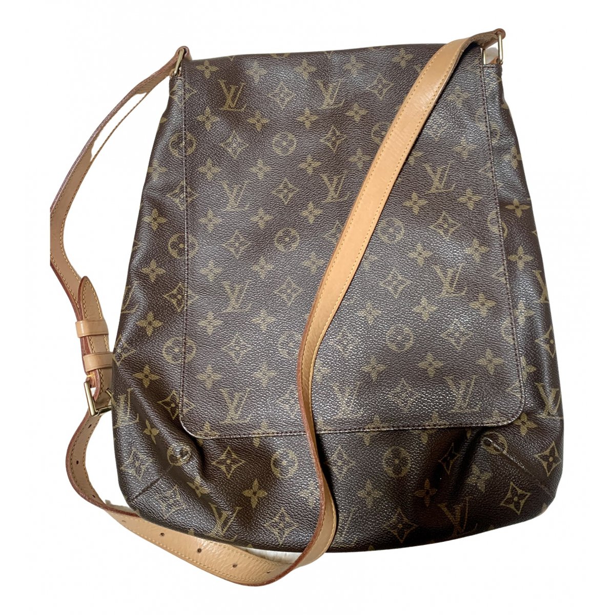 Musette leather crossbody bag