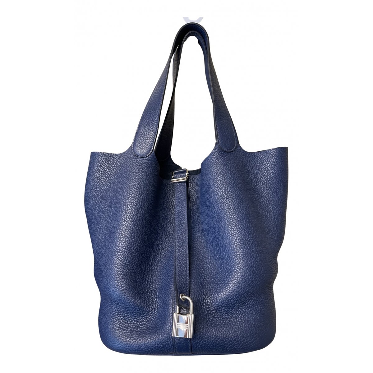 Picotin leather tote