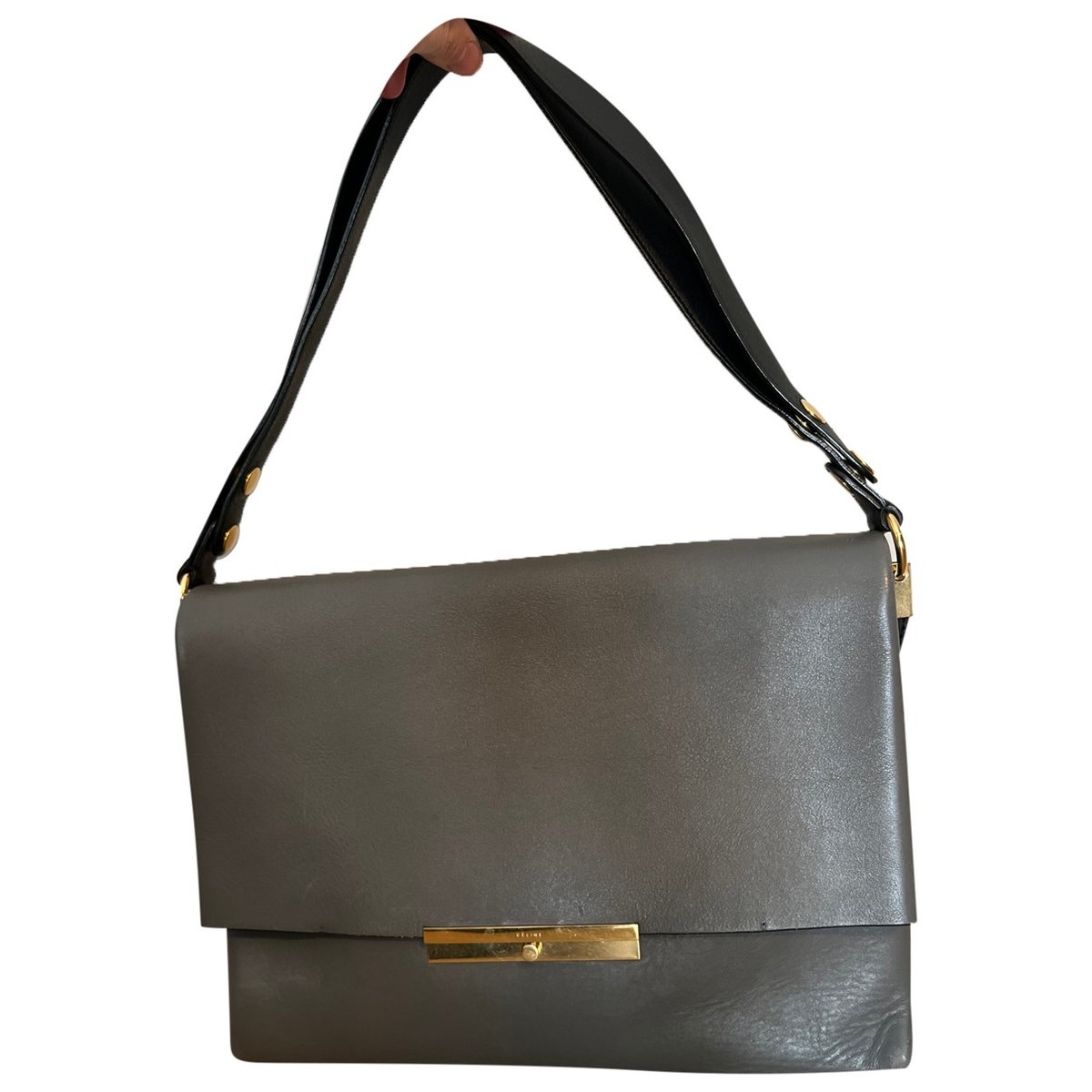 Blade leather handbag