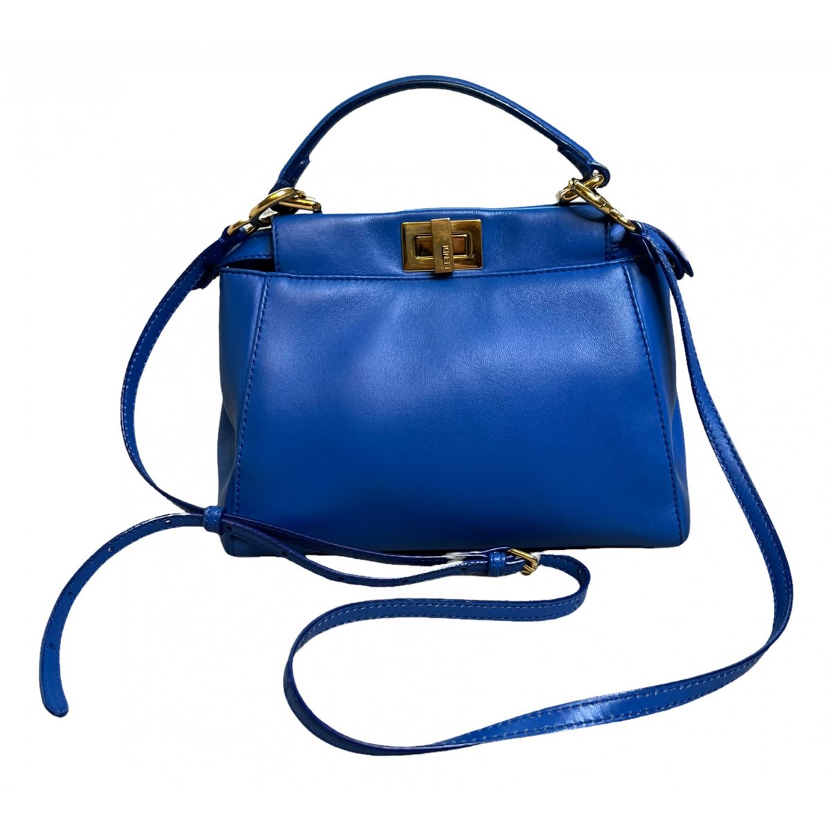 Peekaboo leather handbag
