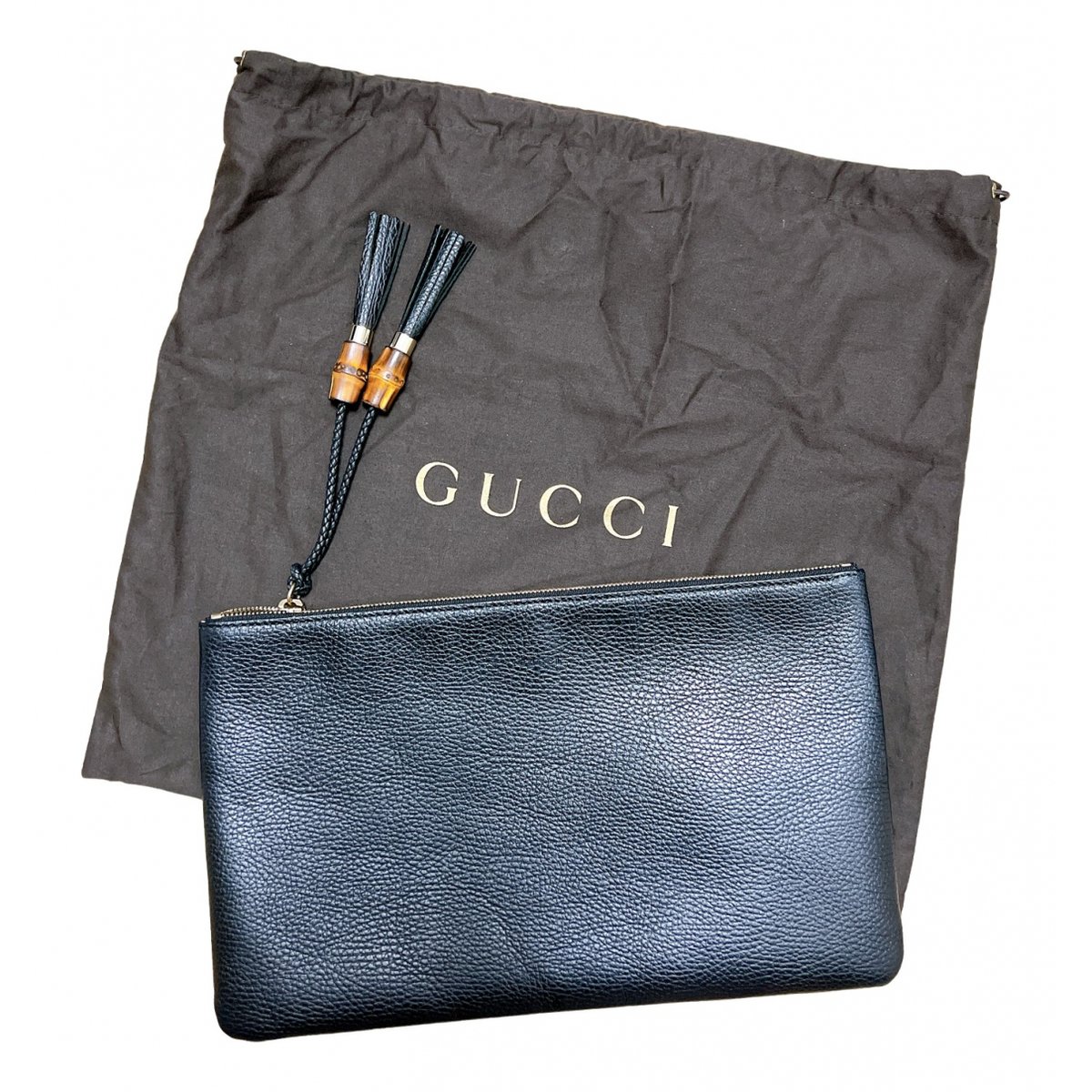 Soho leather clutch bag