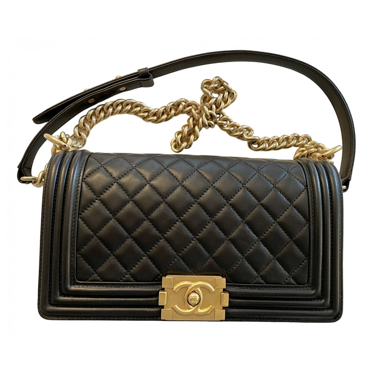 Boy leather crossbody bag