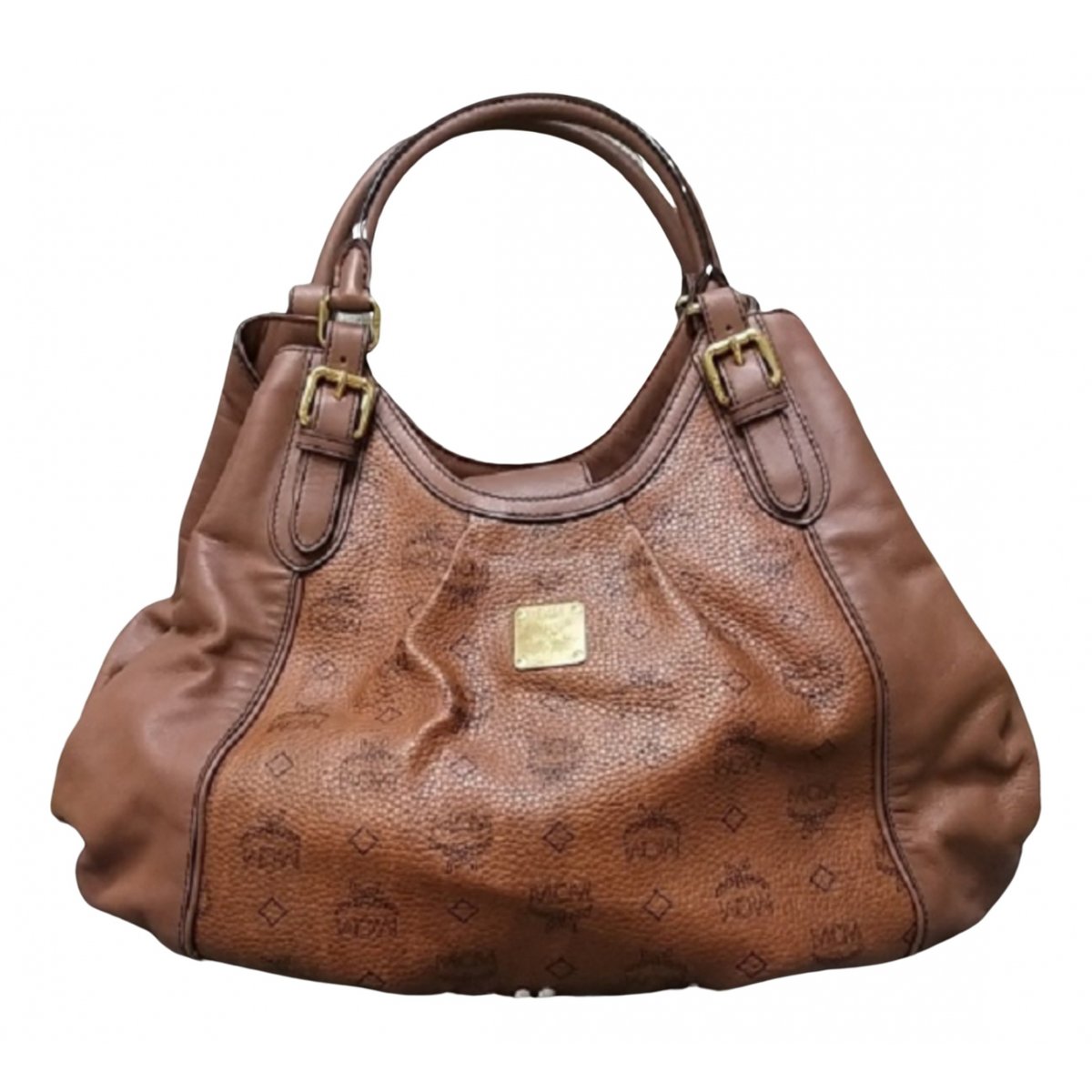 Boston leather tote