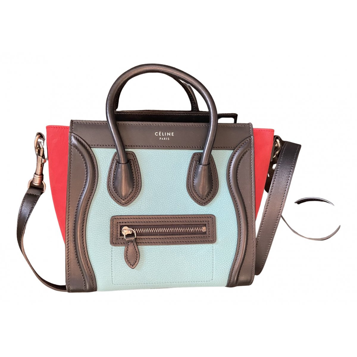 Nano Luggage leather handbag