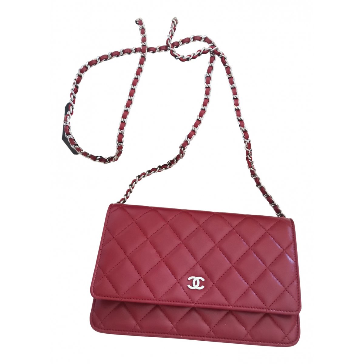 Wallet On Chain Timeless/Classique leather crossbody bag