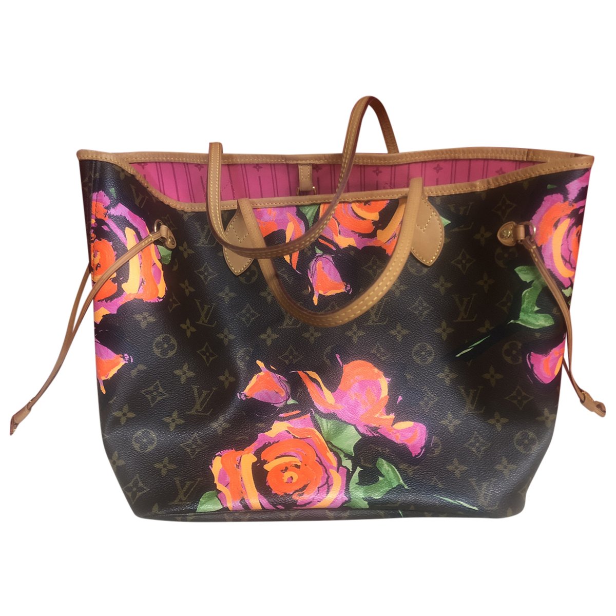 Neverfull linen tote