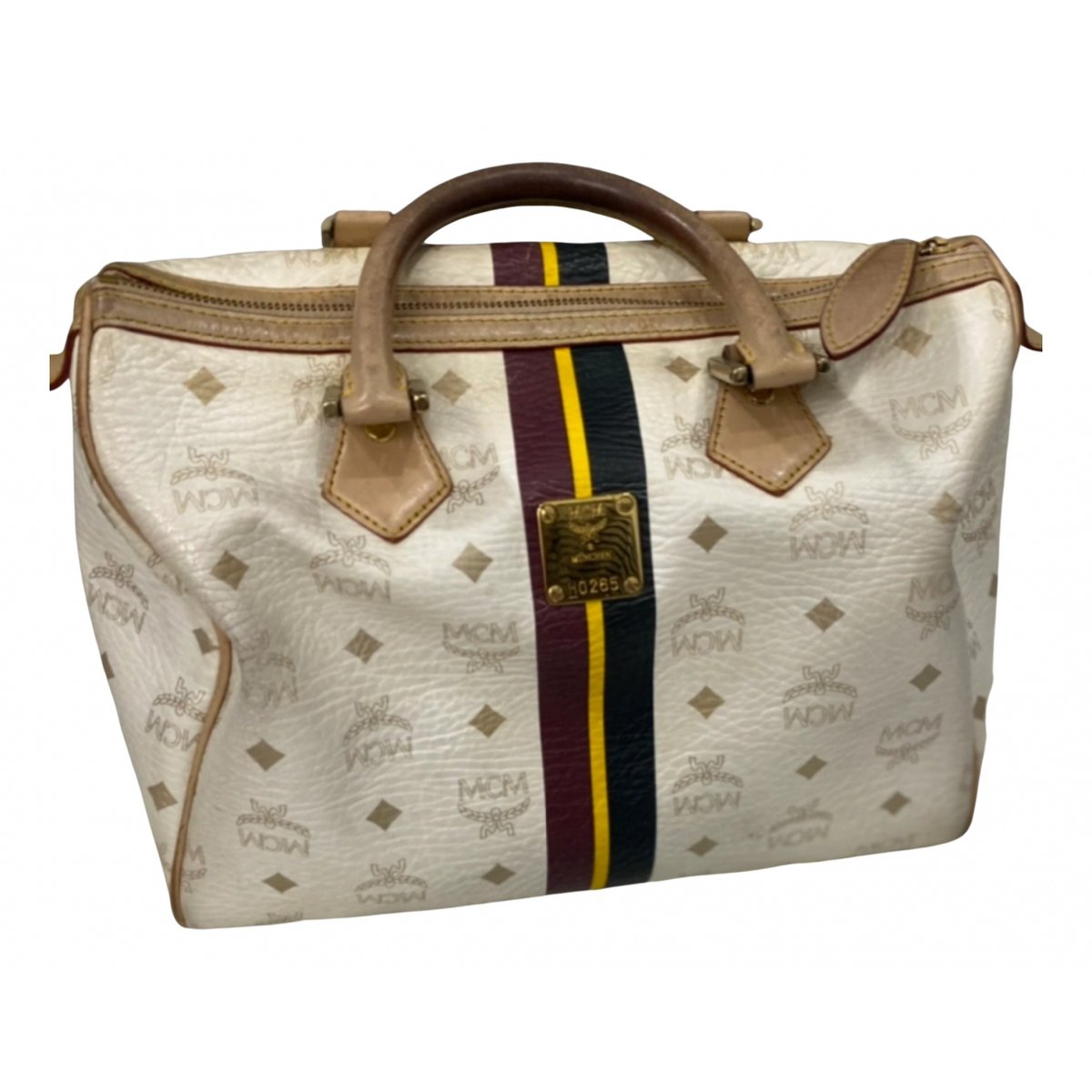 Boston leather tote