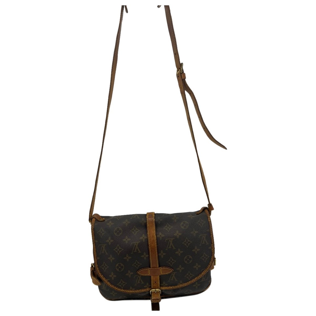 Saumur leather crossbody bag