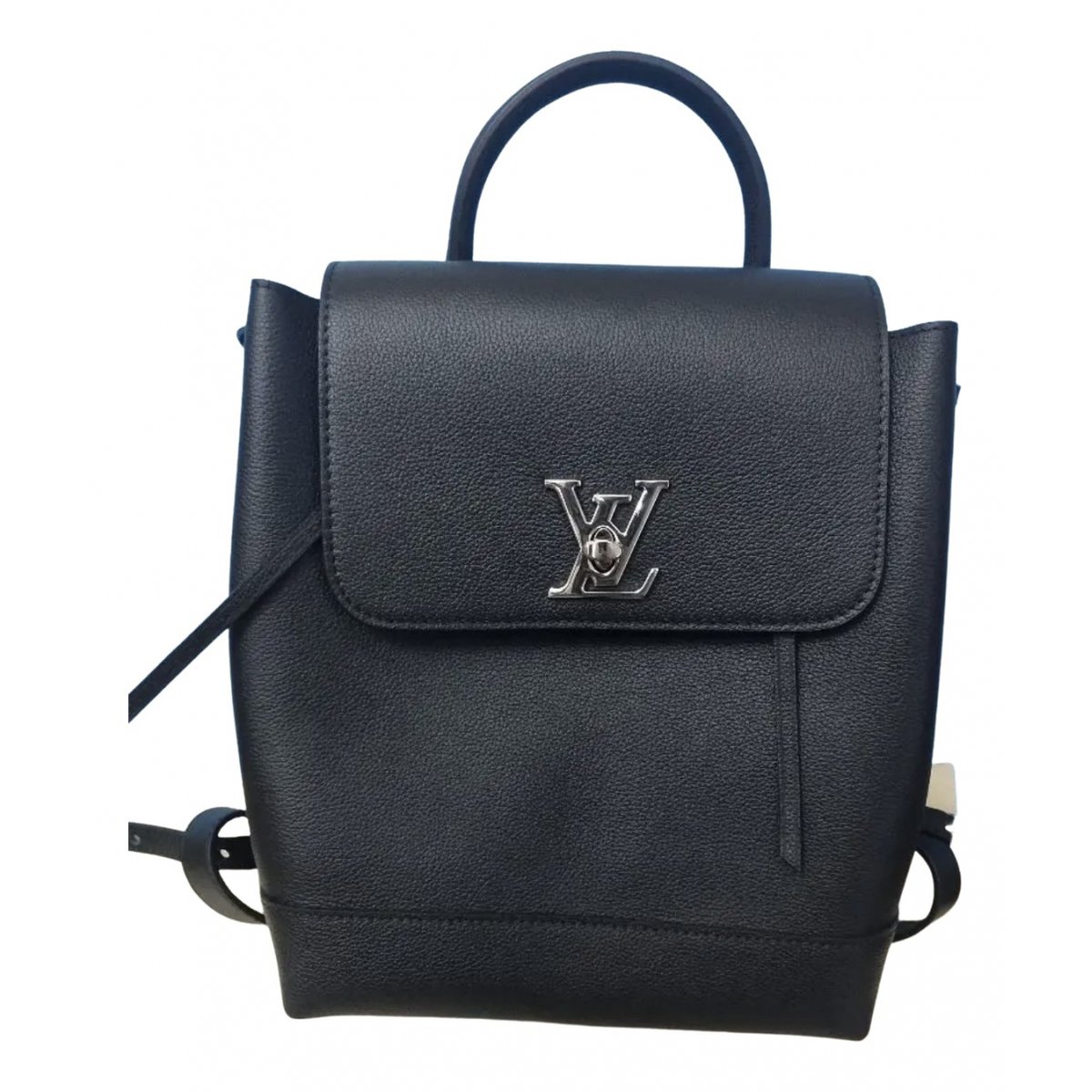 Lockme leather backpack