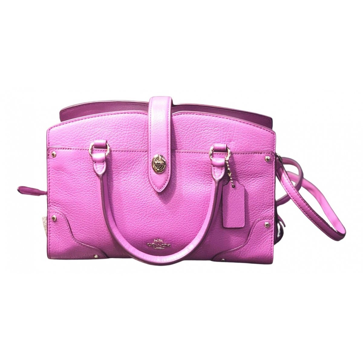 Mercer satchel 24 leather crossbody bag