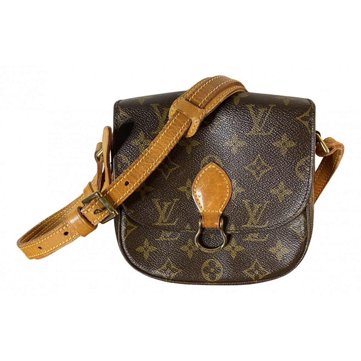 Saint Cloud vintage patent leather crossbody bag