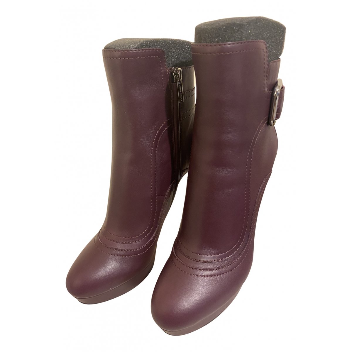 Britney leather buckled boots