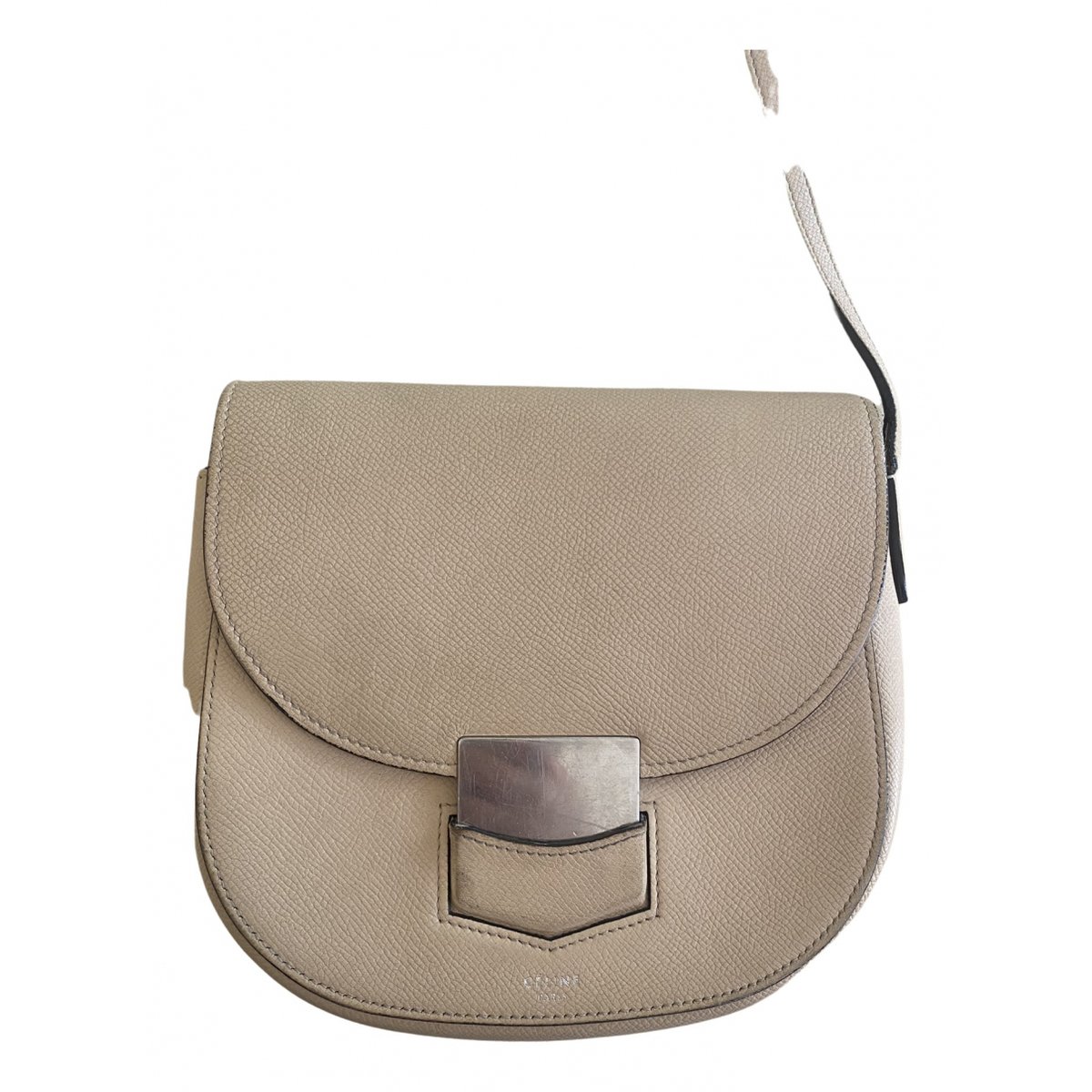 Trotteur leather crossbody bag