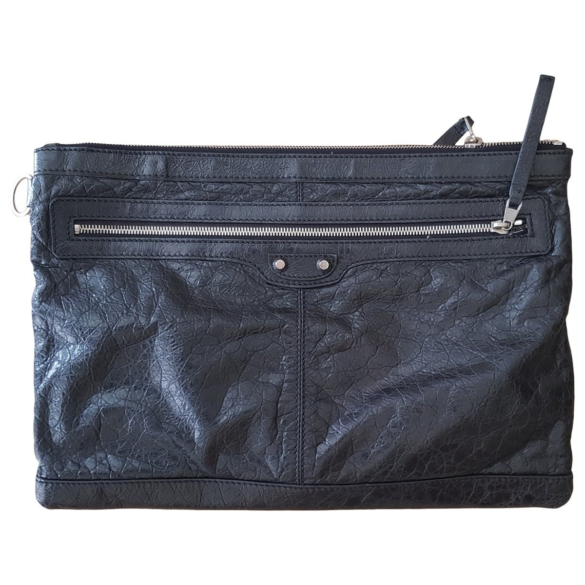 City Clip leather clutch bag