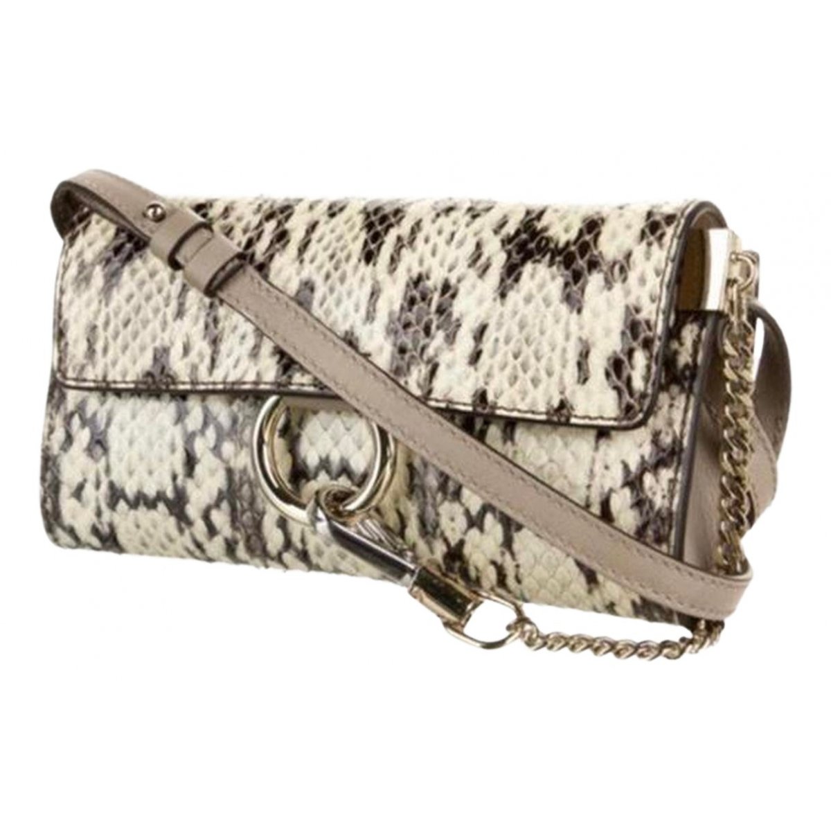 Faye python crossbody bag