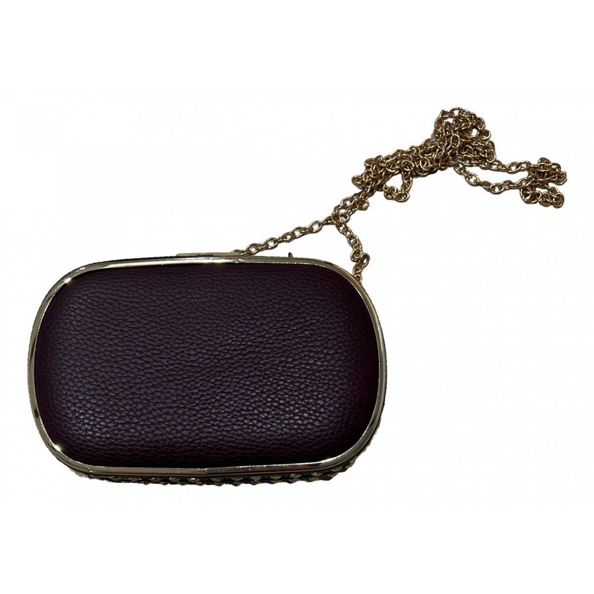 Vegan leather clutch bag