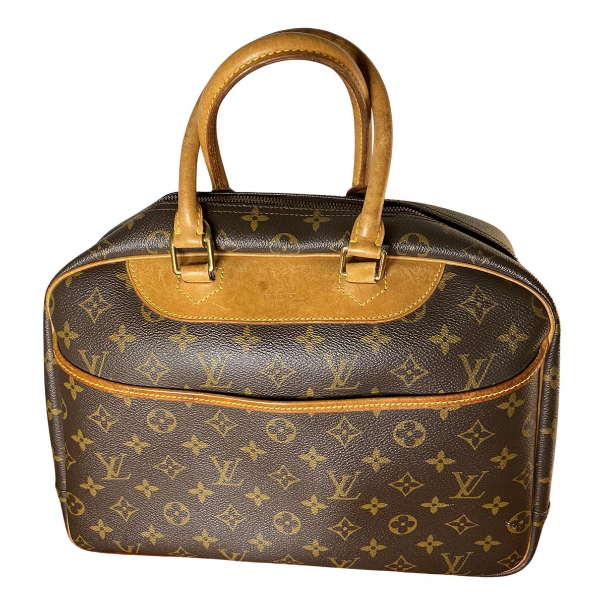 Deauville patent leather handbag