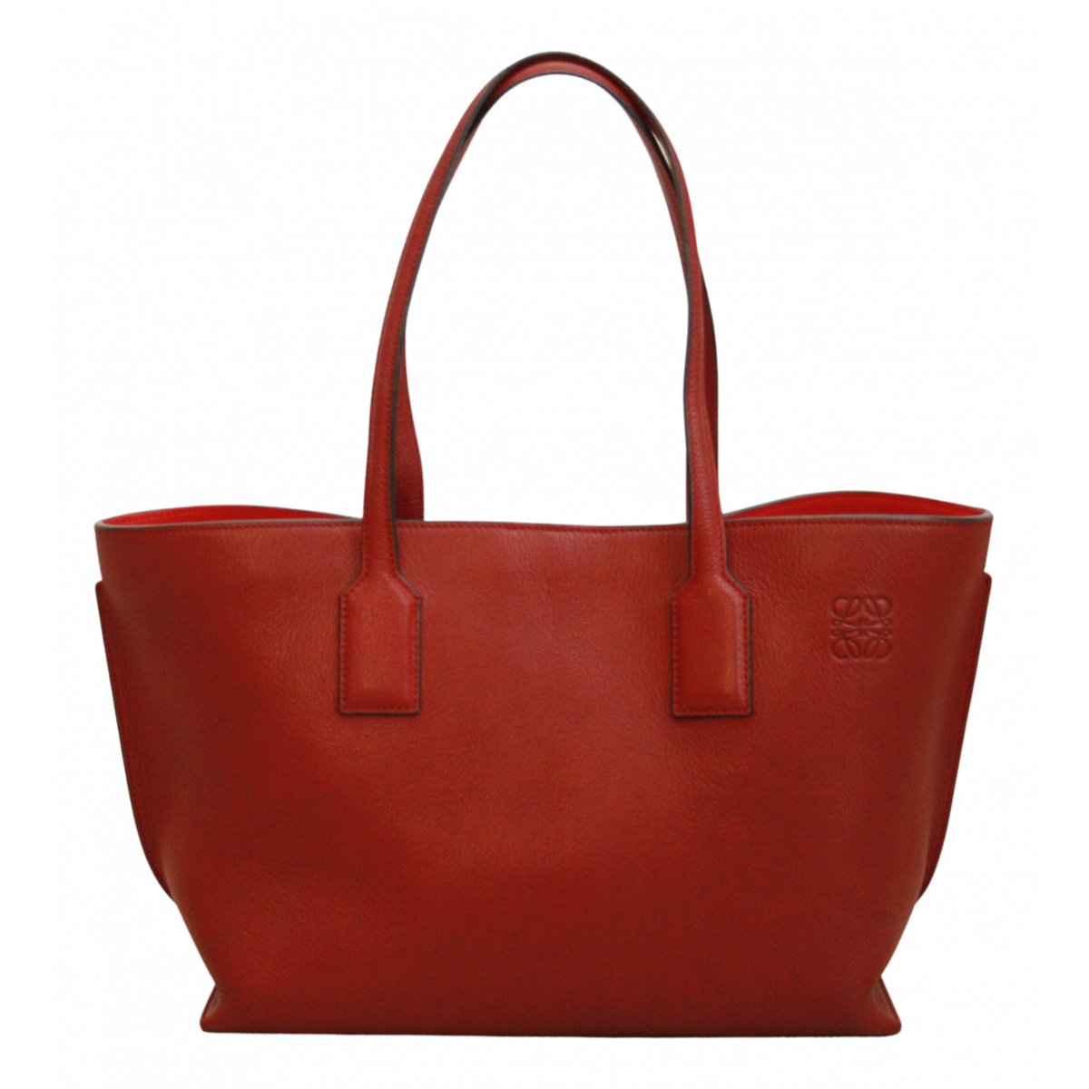 T Shopper leather handbag