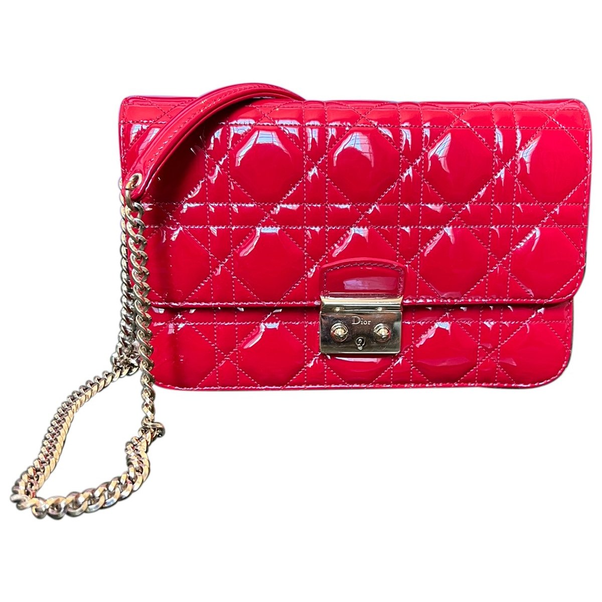 Miss Dior patent leather handbag