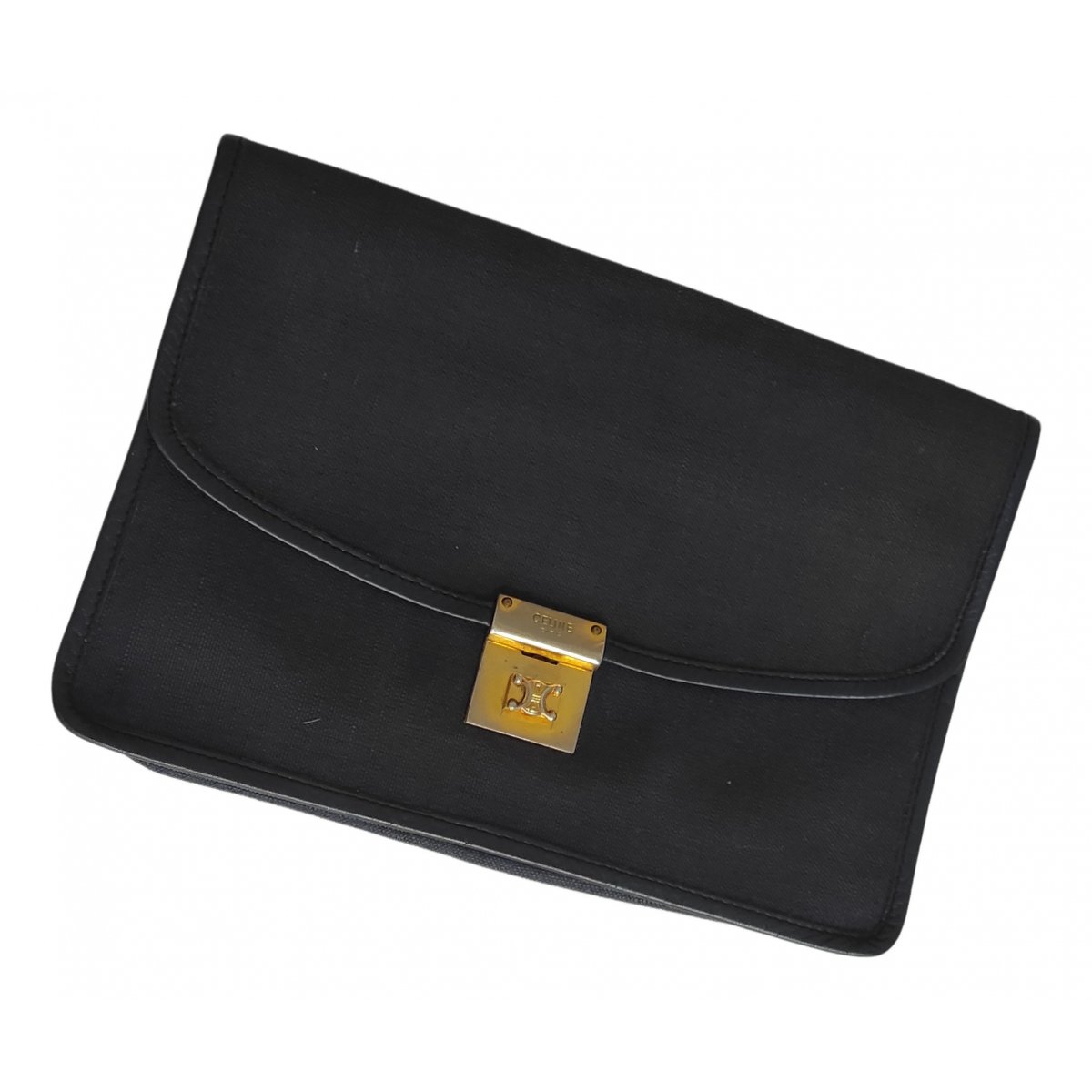 Triomphe Vintage cloth clutch bag