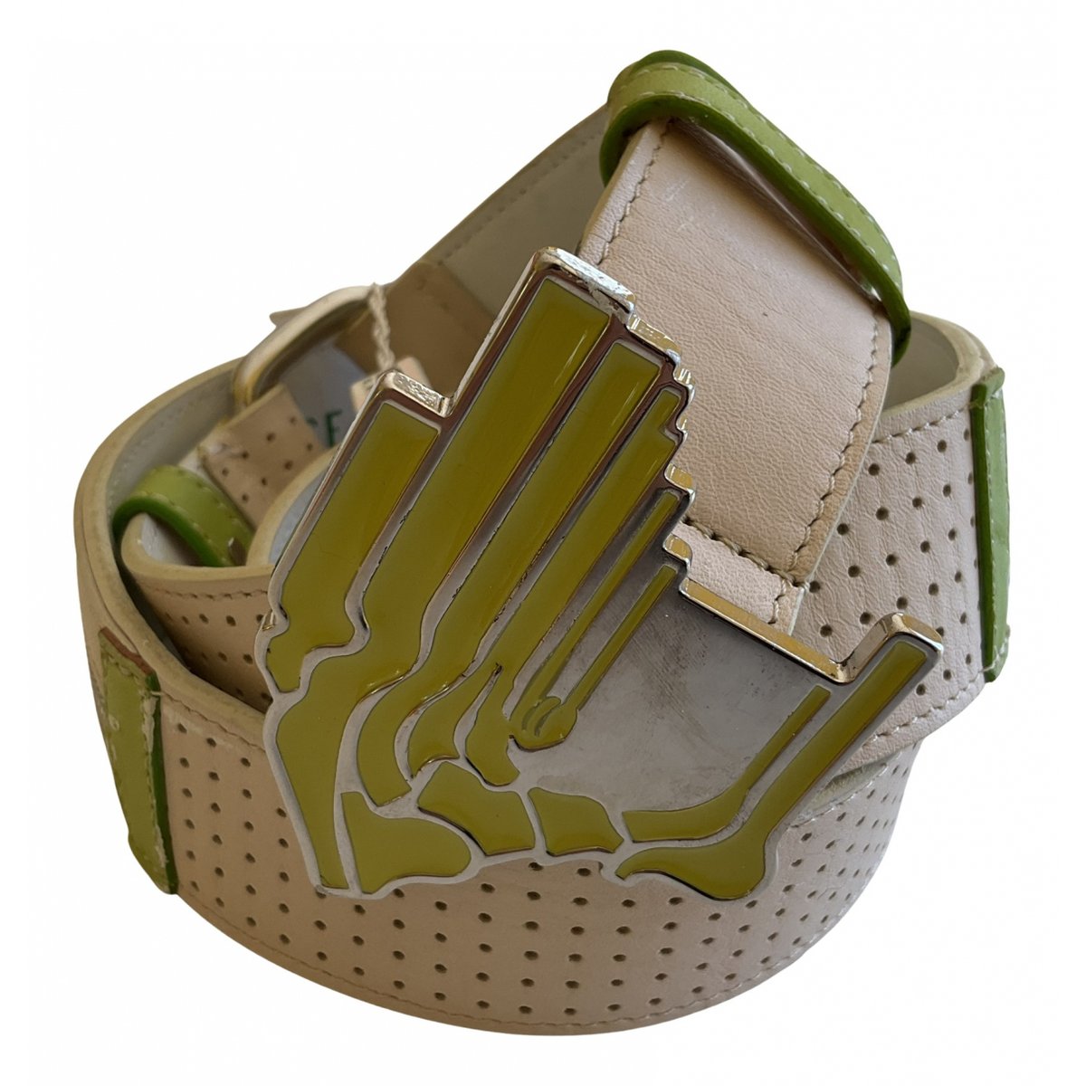 Medusa leather belt